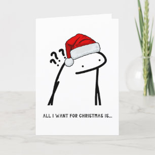 Aangepaste vrolijke kerst grappige memes voor vrie feestdagen kaart