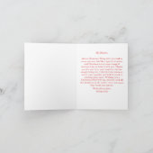 Aangepaste vrolijke kerst Kaart voor uw Vriendin (Binnen)