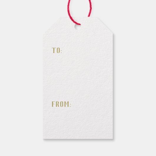 Aangepaste vrolijke kerstboom vakantie cadeaulabel (Achterkant)