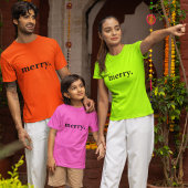 Aangepaste vrolijke vakantie Gepersonaliseerd Unis T-shirt