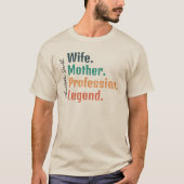 Aangepaste vrouw Shirt, Moederdag of verjaardagsca T-shirt (Voorkant)