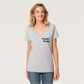 Aangepaste Vrouwelijke Dominee T-shirt (Voorkant volledig)