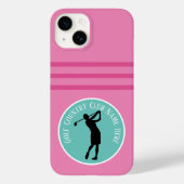 Aangepaste Vrouwen Golf Country Club iPhone Case (Achterkant)
