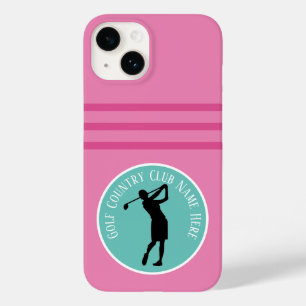 Aangepaste Vrouwen Golf Country Club iPhone Case