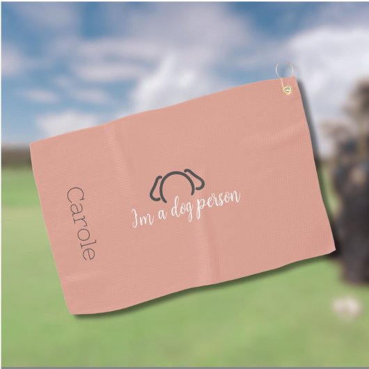 Aangepaste Vrouwen Hond Mama Golf Handdoek