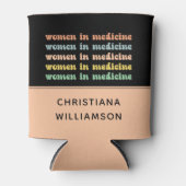 Aangepaste vrouwen in de geneeskunde Retro Toekoms Blikjeskoeler (Voorkant)