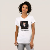 Aangepaste vrouwentank met Afbeelding en tekst T-shirt (Voorkant volledig)