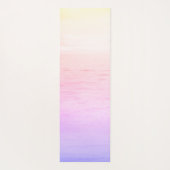 Aangepaste VSCO-esthetische paarse zonsopgang Yogamat (Achterkant)