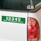 Aangepaste vuilnisbak vuilnisbak kan label waterdi bumpersticker (Op Truck)