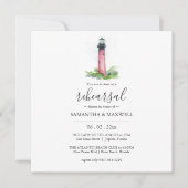 Aangepaste Vuurtoren Repetitie Diner Uitnodigingen (Voorkant)