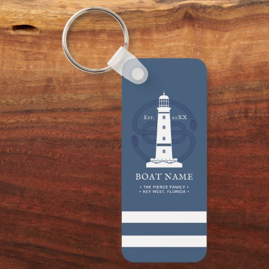 Aangepaste vuurtoren sleutelhanger (Voorkant)