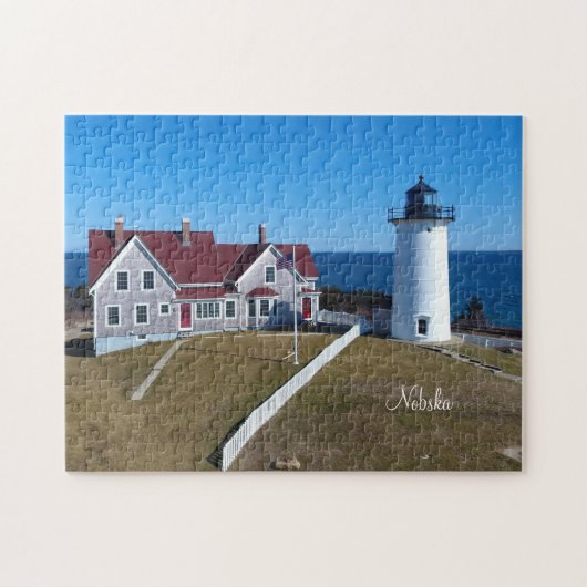 Aangepaste vuurtoren voor Kaap Kabeljauw Legpuzzel (Horizontaal)