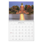 Aangepaste Vuurtorenkalender|Bewerkbare jaartekst Kalender (Mar 2027)