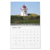 Aangepaste Vuurtorenkalender|Bewerkbare jaartekst Kalender (Feb 2027)