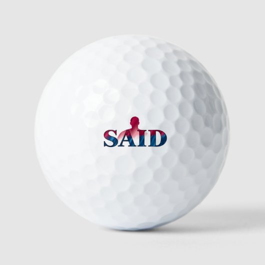 Aangepaste waarde Golfbal Golfballen (Voorkant)