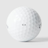 Aangepaste waarde golfbal golfballen (Voorkant)