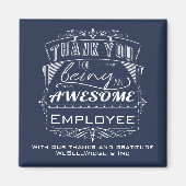 Aangepaste waardering werknemer Bedankt Magneet