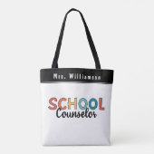 Aangepaste waarderingsgeschenken voor schoolbegele tote bag (Achterkant)