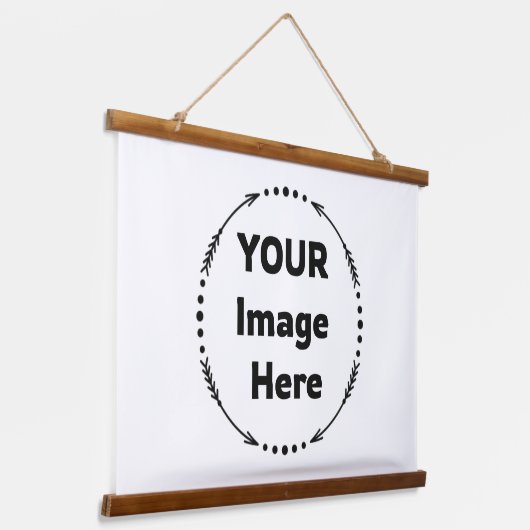 Aangepaste wanddecoratie: uw Afbeelding hier Hangend Wandkleed (Gebogen)