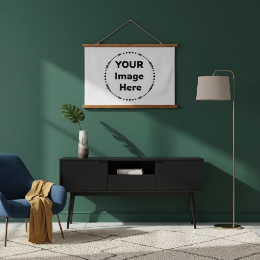 Aangepaste wanddecoratie: uw Afbeelding hier Hangend Wandkleed