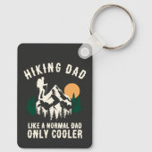 Aangepaste Wandelende Papa Als Een Normale Papa Ma Sleutelhanger (Achterkant)