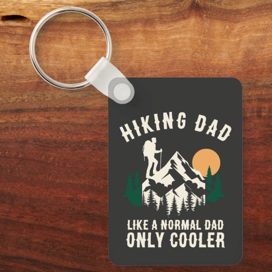 Aangepaste Wandelende Papa Als Een Normale Papa Ma Sleutelhanger (Voorkant)