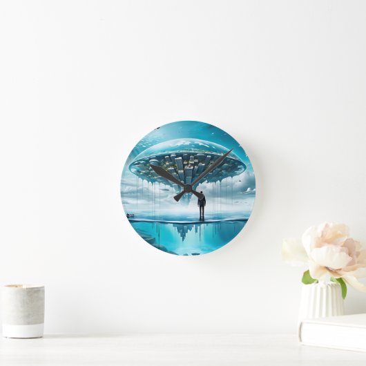 Aangepaste wandklok (Huis)