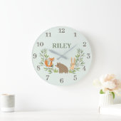 Aangepaste wandklok in de ursery (Huis)