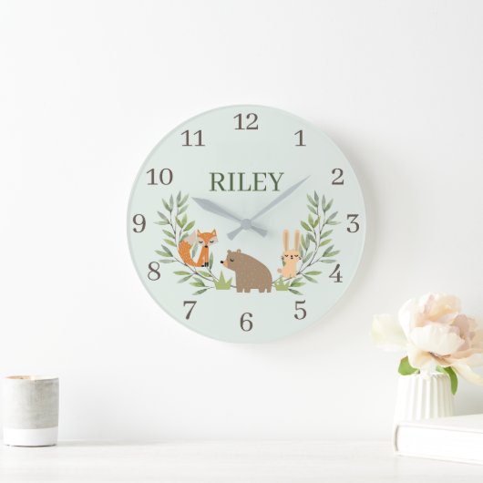 Aangepaste wandklok in de ursery (Huis)