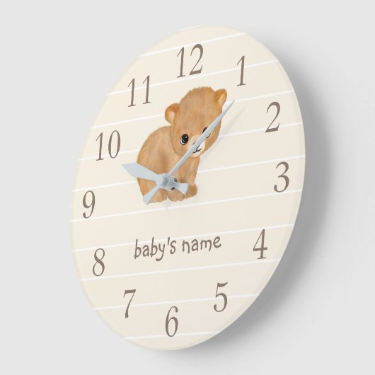 Aangepaste wandklok in het Beer Nursery (Hoek)