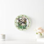 Aangepaste wandklok met één toets (Huis)