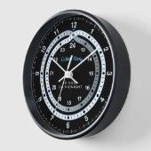 Aangepaste wandklok van 24 uur (Hoek)