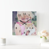 Aangepaste wandklok (voeg je eigen foto toe) (Huis)