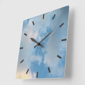 Aangepaste wandklok (voeg uw eigen foto en/of teks (Hoek)