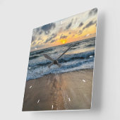 Aangepaste wandklok (voeg uw eigen foto en/of teks (Hoek)