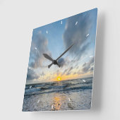 Aangepaste wandklok (voeg uw eigen foto en/of teks (Hoek)