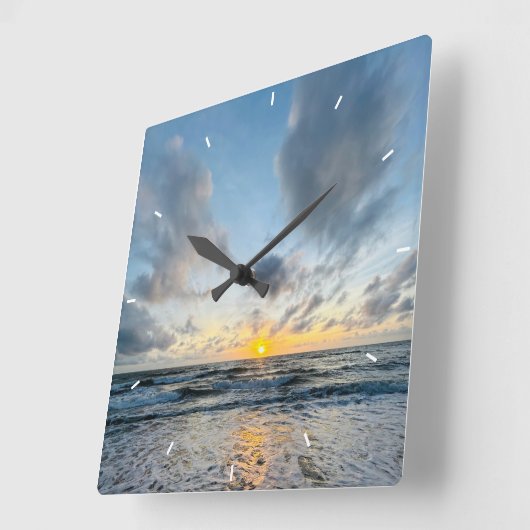 Aangepaste wandklok (voeg uw eigen foto en/of teks (Hoek)