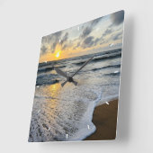 Aangepaste wandklok (voeg uw eigen foto en/of teks (Hoek)