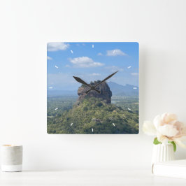 Aangepaste wandklok (voeg uw eigen foto en/of teks