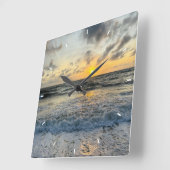 Aangepaste wandklok (voeg uw eigen foto en/of teks (Hoek)