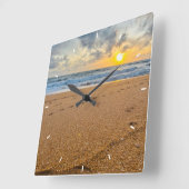 Aangepaste wandklok (voeg uw eigen foto en/of teks (Hoek)