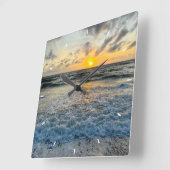 Aangepaste wandklok (voeg uw eigen foto en/of teks (Hoek)