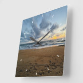 Aangepaste wandklok (voeg uw eigen foto en/of teks (Hoek)