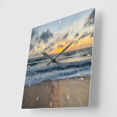 Aangepaste wandklok (voeg uw eigen foto en/of teks (Hoek)