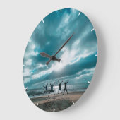 Aangepaste wandklok (voeg uw eigen foto en/of teks (Hoek)