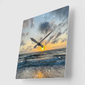 Aangepaste wandklok (voeg uw eigen foto en/of teks (Hoek)