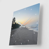 Aangepaste wandklok (voeg uw eigen foto en/of teks (Hoek)