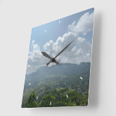 Aangepaste wandklok (voeg uw eigen foto en/of teks (Hoek)