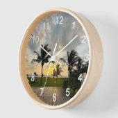 Aangepaste wandklok (voeg uw eigen foto en/of teks (Hoek)