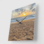 Aangepaste wandklok (voeg uw eigen foto en/of teks (Hoek)